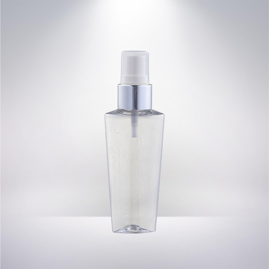 100 ml PET kužeľový 20410 hmlový rozprašovač hliníkový golier