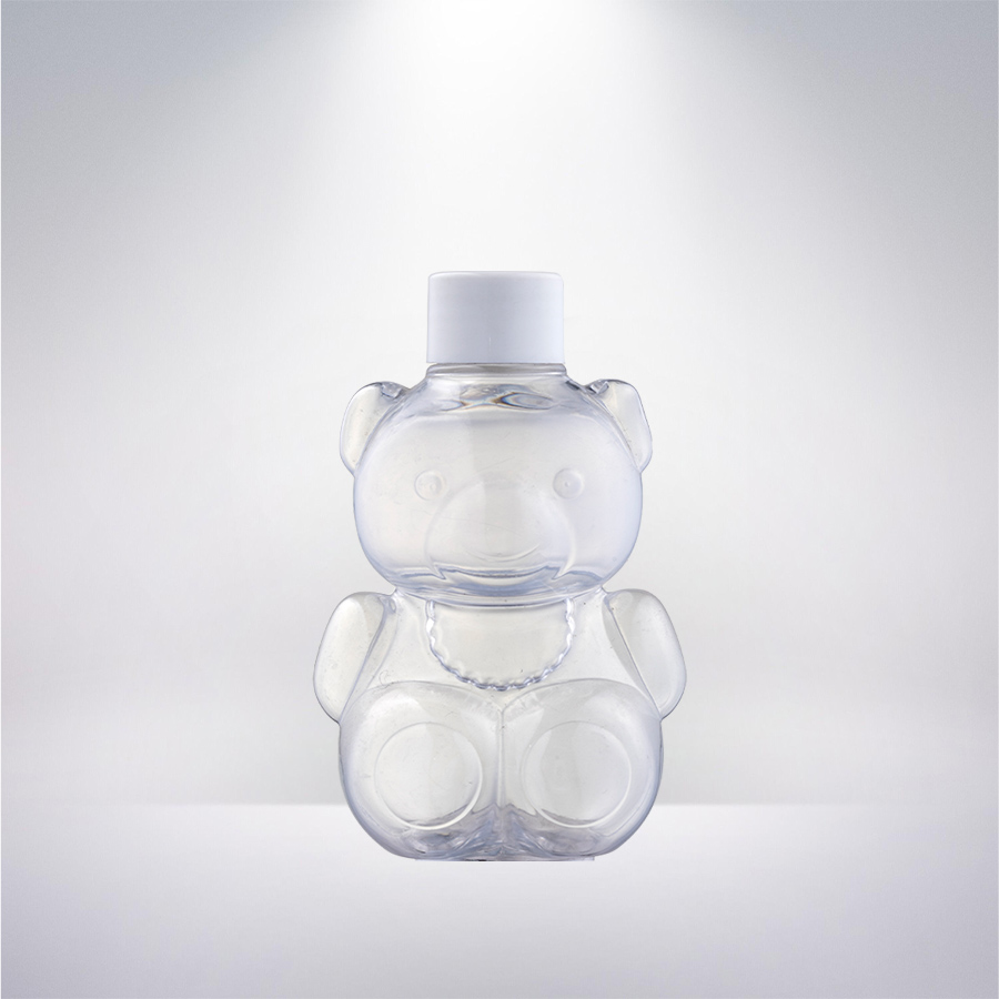 200ml PET fľaša na medvedíka 24410 skrutkovací uzáver