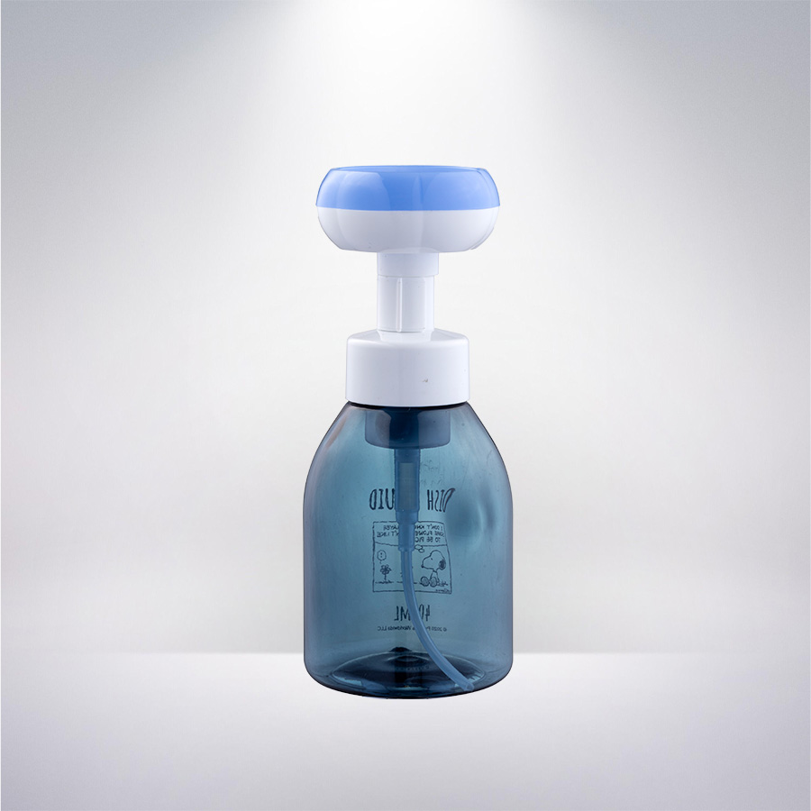 400ML PET okrúhly 42400 tvar penového kvetu